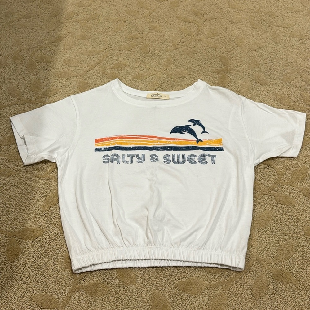 Girls tee. Cute Salty and Sweet‎ design. Girls small.